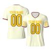 Custom Football Jersey for Men Put Your Photo On It Custom Jerseys Design Front Back Collar Sleeves Custom T Shirt Personalized Gifts Medium Yellow view 1