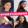 DRESHOW 8 Pack Sports Headbands for Women Non-Slip Stretchy Fashion HairBand Curly Hair Headband Soft Hair Accessories for Daily Wear Workout Yoga Running view 3
