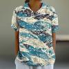 Day Today 2024 Womens Linen Tops Winter Clothes Boho Clothes for Women Beach Vacation Linen Tops for Women White Oversized Shirt Women Womens Blouse Long Sleeve Shirts for Women view 4