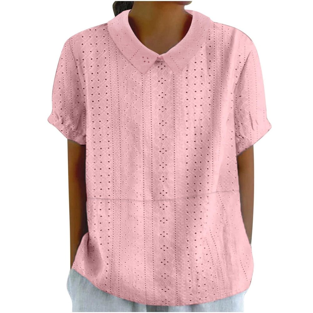 Day Today 2024 White Blouse For Women White Linen Cover Up Ladies Tops And Blouses Jen Reed Sister Studio Storefront Womens Clothes Cropped Button Down Shirts For Women Button Up Shirt