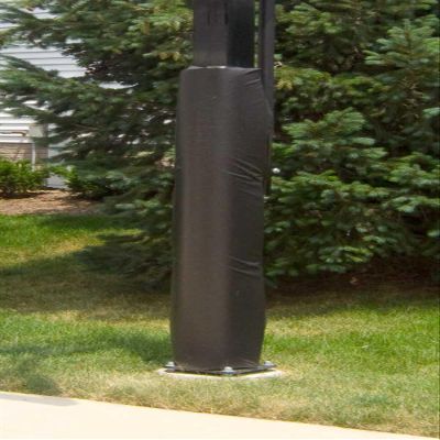 NineFit Basics Douglas Wraparound Basketball Pole Pad, Black (6 High)