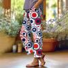 Cropped Linen Pants for Women Summer Baggy Striped Linen Pants s Linen Pants Summer Casual Capri Pants with Pockets High Waisted Trousers Linen Clothes for Women Petite view 2