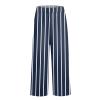 Linen Pants for Women Plus Size Womens Petite Pants Casual Plus Size Women's Summer Wide Leg Loose Linen Capri Pants Lightweight Casual Beach Pants Linen Clothes for Women Petite view 3