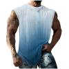 Finelylove Deals of Today Prime Mens Tank Top Big and Tall Round Neck Sleeveless Summer Tank Tops Workout Tank Tops Casual Graphic Tees Running Tank Top Mens Blue M view 1