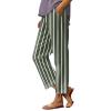 Linen Pants for Women Plus Size Linen Pants Women Tall Fitted Women's Linen Casual High Waist Wide Leg Straight Dress Cotton Linen Pants Button Trousers Linen Clothes for Women Petite view 1