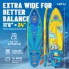 iTAOSTAR J02AP 34" Extra Wide Paddle Board for Better Balance, Inflatable Stand Up Paddle Board with Premium SUP Accessories, Inflatable Paddle Boards for Adults/Youth of All Skill Levels view 2