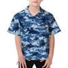 Plane Boys Girls Hawaiian Shirts - Airplane Beach Boys Button Down Shirt Short Sleeve Summer Shirts for Kids Series 15 Size 6Y view 1