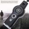 Emergency Whistle 7-in-1 Camping Safety Whistle with Compass Thermometer Light Magnifier Mirror for Emergency Gray. view 4