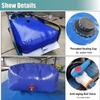 RhLLvJ Water Storage Bags, Collapsible Water Storage Containers, Collapsible Cisterns for Temporary Water Storage in Canopies(110L/0.8 * 0.43 * 0.34M) view 4