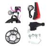 Muzrunq Bike Dynamo Lights Set Bicycle Front Headlight Rear LED Safety Light Cycling Accessories Lights for Bike. view 4