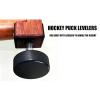 AceFox Official Ice Hockey Pucks - 6oz Regulation Size (3" Diameter, 1" Thickness) - 4-Pack Black Training Pucks view 3