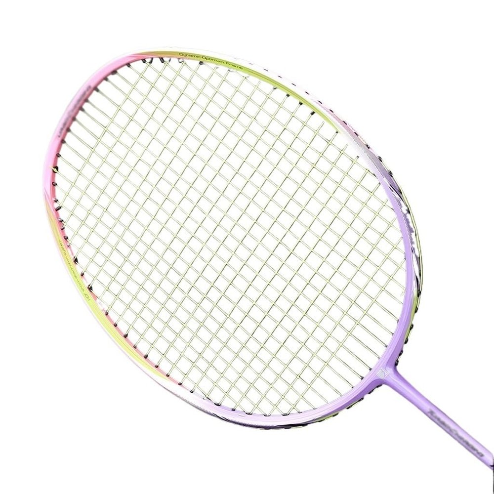 LLLSSS Professional Super Light 8U 62-65G Carbon Fiber Offensive Type Badminton Rackets Strung with Bags 22-35LBS Racquet Sports Adult