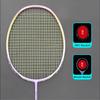 LLLSSS Professional Super Light 8U 62-65G Carbon Fiber Offensive Type Badminton Rackets Strung with Bags 22-35LBS Racquet Sports Adult view 3