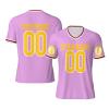 NineFit Basics Custom Football Jersey for Men Design Your Text Personalized Jersey Design Front Back Collar Sleeves Custom Shirt Personalized Gifts Small Purple view 1