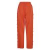 Franterd Linen Capri Pants for Women 2024 Trendy Summer Casual Drawstring Straight Leg Pants Beach Elastic Waist Work Trouser view 4