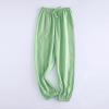 NineFit Basics Toddler Kids plain Stretch Basic Harem Long Pants Boys Girls Pajams Joggers Sweatpants (Green, 10-12 Years) view 2