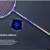 LLLSSS Light Weight 8U 65g Carbon Fibe Badminton Rackets with Strings Bags 22-30LBS Professional Racquet Sports for Adult(D) view 3