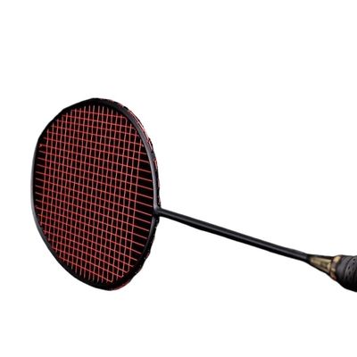 LLLSSS High-pound Offensive Racket 3U Speed-breaking Black Racket Secondary Reinforcement 35-pound Badminton Racket