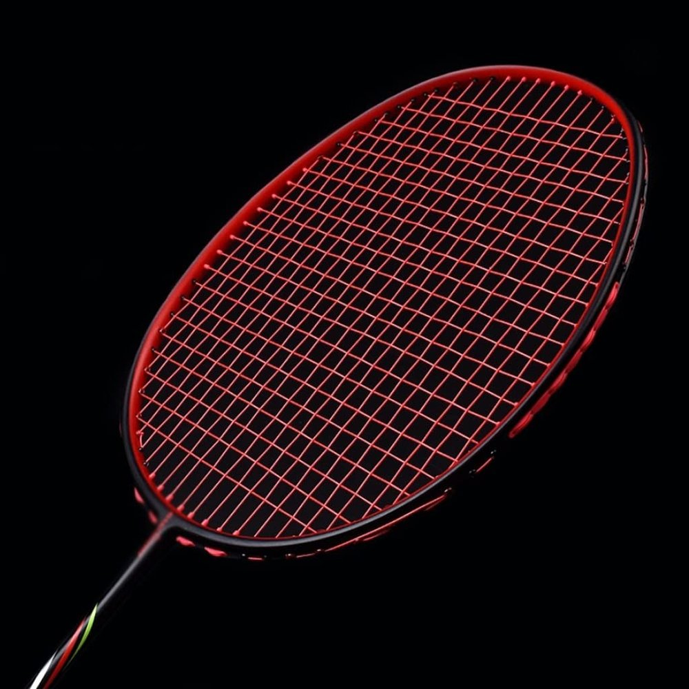LLLSSS Ultralight 52G Carbon Fiber Badminton Rackets Strung Professional Racquet Trainning Racket Bags Adult(C)