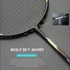 LLLSSS Professional 3U 85G Carbon Fiber Badminton Rackets Offensive Type G5 Light Weight Training Racquet with Strings Bags Adult Sport view 3