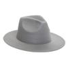 YOLAI Floppy Panama Hat Fedora Hats for Women Man with Big Wide Brim Classic Suede Panama Hat Western (Black, One Size) view 1