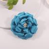 3.15 Inches Elegant Beige Satin Flower hair clip | Perfect for Weddings & Parties | Feature Soft Petals with Pearl Center for a Timeless Look | Lightweight, Durable & Easy to Match Any Outfit Cerulean view 2