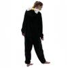 COSUSKET Snug Fit Unisex Adult Onesie Pajamas, Flannel Penguin Cosplay Animal One Piece Halloween Costume Sleepwear Homewear view 2