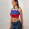 Adugen Origei Womens Russia Flag Sleeveless Workout Tops for Athletic Tank Top for Running M view 2