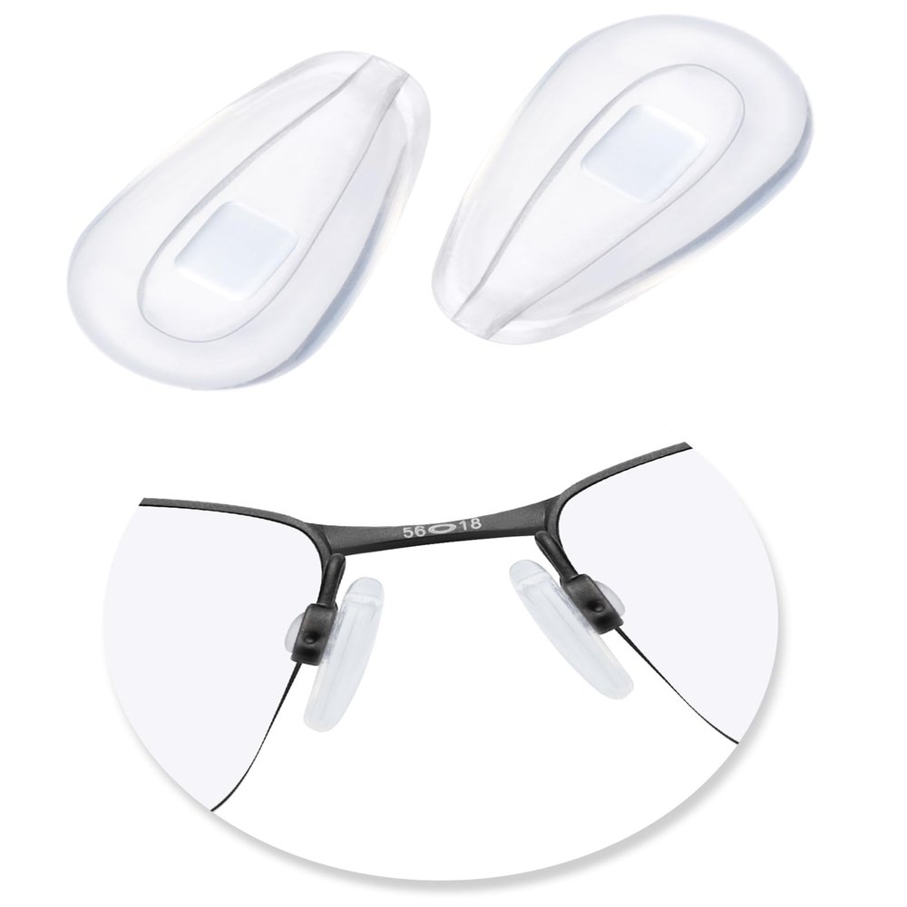 Glintbay Nosepads for Burberry BE1374TD Sunglasses - Clear