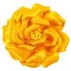 Camellia Flower Brooches and Pins for Women | Hat Brooches for Clothes |Hair Clips, Lapel Pins for Women, Yellow view 1