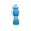 Food Grade 800ML Silicone Collapsible Water Bottles Travel Folding Cars Portable Kettle My Foldable Drink Bottle FDA Free (Color : 01) view 1