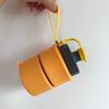 Food Grade 800ML Silicone Collapsible Water Bottles Travel Folding Cars Portable Kettle My Foldable Drink Bottle FDA Free (Color : 01) view 3