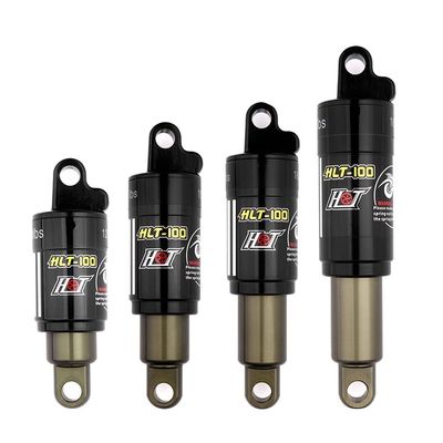 HIMALO Bicycle Oil Spring Shock Bike Rear Shock Absorber for Electric Folding Mountain Bikes 125mm(4.9")/150mm(5.9")/165mm(6.5")/185mm(7.2") 750/850/1000LBS(125mm*850lbs)