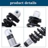 HIMALO Bike Rear Shock Absorber Spring Damper 150/155/160/165mm 650lbs Coil Spring Soft and Hard Fine Adjustment for Mountain Bike Folding Bike Electric Scooter(155mm*650lbs) view 4