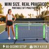 PIKKOFUN Mini Pickleball Net, 5 FT Portable Dink Practice Net view 2