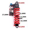 HIMALO Bicycle Rear Shock Absorber 190/200/210/220/240mm Mountain Bike Oil Spring Shock Absorber 550lbs for Off-Road Downhill XC/AM Damping Adjustable(Red,190mm*550lbs) view 3