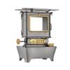 Thous Winds Camping Oil Lantern, Portable Stove for Outdoor Lighting Cooking Warming, Stainless Steel Oven, Retro Silver view 1