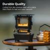 Thous Winds Camping Oil Lantern, Portable Stove for Outdoor Lighting Cooking Warming, Stainless Steel Oven, Retro Silver view 3
