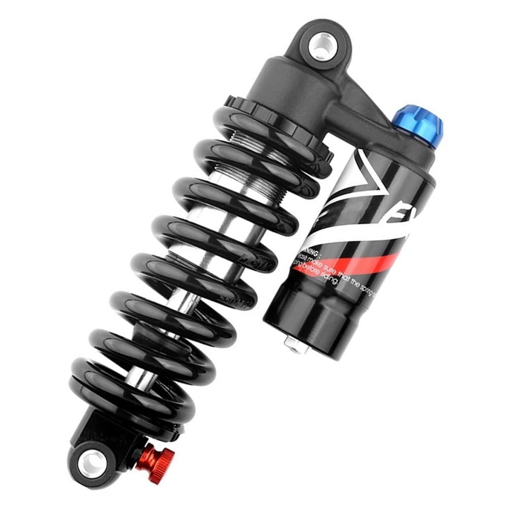 HIMALO Bicycle Rear Shock Absorber 190/200/210/220/240mm Mountain Bike Oil Spring Shock Absorber 550lbs for Off-Road Downhill XC/AM Damping Adjustable(Black,220mm*550lbs)