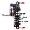 HIMALO Bicycle Rear Shock Absorber 190/200/210/220/240mm Mountain Bike Oil Spring Shock Absorber 550lbs for Off-Road Downhill XC/AM Damping Adjustable(Black,220mm*550lbs) view 3