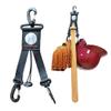 SGKSports Baseball Softball Gear Hanger - 3 in 1 Dugout Organizer and Bat Holder with 2 Clips - Versatile Hiking and Camping Accessories view 2