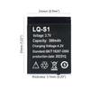 Nyctophos LQ S1 Batteries Smart Watch Battery,2PCS 380mAh 3.7v Compatible for Smart Watch DZ09 W8 Q18 view 2