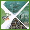 Generic The Magic Foldable Fishing Trap, Auto-Foldable Strengthened Fishing Trap Net Fishing Kit,Fishing Bait Trap Portable Fishing Net for Crab Crayfish Fish Minnow Shrimp (6 Holes) view 3