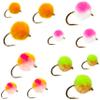12 Glo Bug Egg Pro Pack 1, Fly Fishing Egg Pattern Wet Nymph Fly Fishing Flies for Trout, Bass, Panfish and Other Freshwater Fish view 1