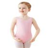 Daydance Lined Ballet Pink Leotards for Toddler Girls, Vest Dance Tops Bodysuit view 1