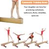 LXLZYXSF Home School Gym Gymnastics Beam 30cm Tall, Wooden Balance Beam Gymnastics Skills Training Equipment for Kindergarten, Birthday Gift for Granddaughters(L-240cm/98.4in H-30cm/11.8in H) view 3