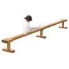LXLZYXSF 11Feet 9.8Feet Balance Exercise Beam for Kids Youths Adults, School Kindergarten Gymnastics Training Equipment, Wooden Beam with Detachable Legs(L-340cm/11ft W-10cm/3.9") view 3