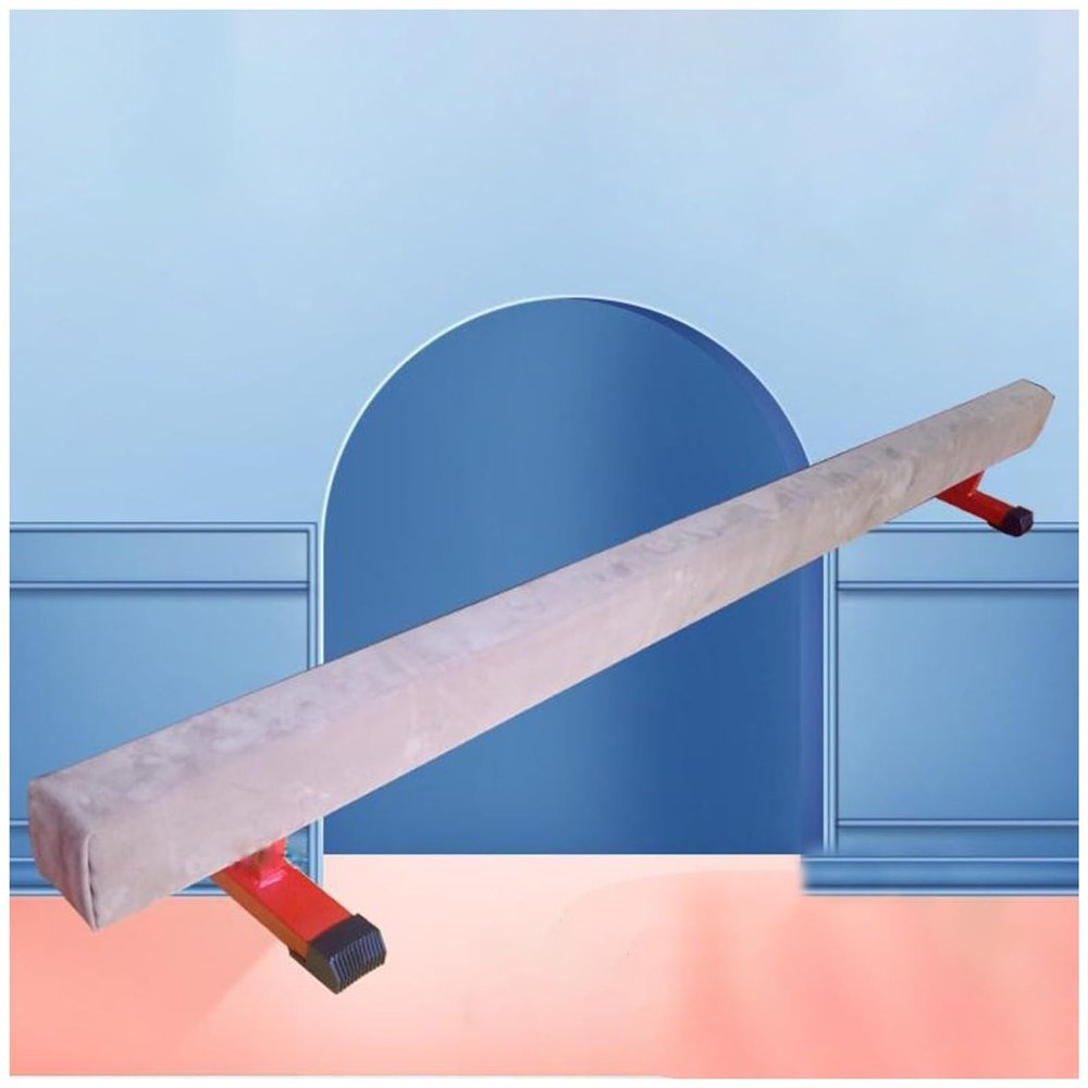 LXLZYXSF Large Home Balance Beam for Kids Teens Adults, 8 7 6 5 ft Wood Gymnastic Training Beam with Rubber Anti-Slip Bottom, Gifts for Daughters(270cm/8.9ft L 30cm/11.8in H)