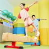 LXLZYXSF Large Home Balance Beam for Kids Teens Adults, 8 7 6 5 ft Wood Gymnastic Training Beam with Rubber Anti-Slip Bottom, Gifts for Daughters(270cm/8.9ft L 30cm/11.8in H) view 2