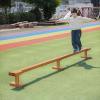 LXLZYXSF 9.8 11 Foot L Balance Practice Beam for Girls Boys Little Gymnasts, Wooden Beam with Detachable Legs/Base, School Kindergarten Home Gymnastics Training Equipment(L-300cm/9.8ft W-10cm/3.9") view 2